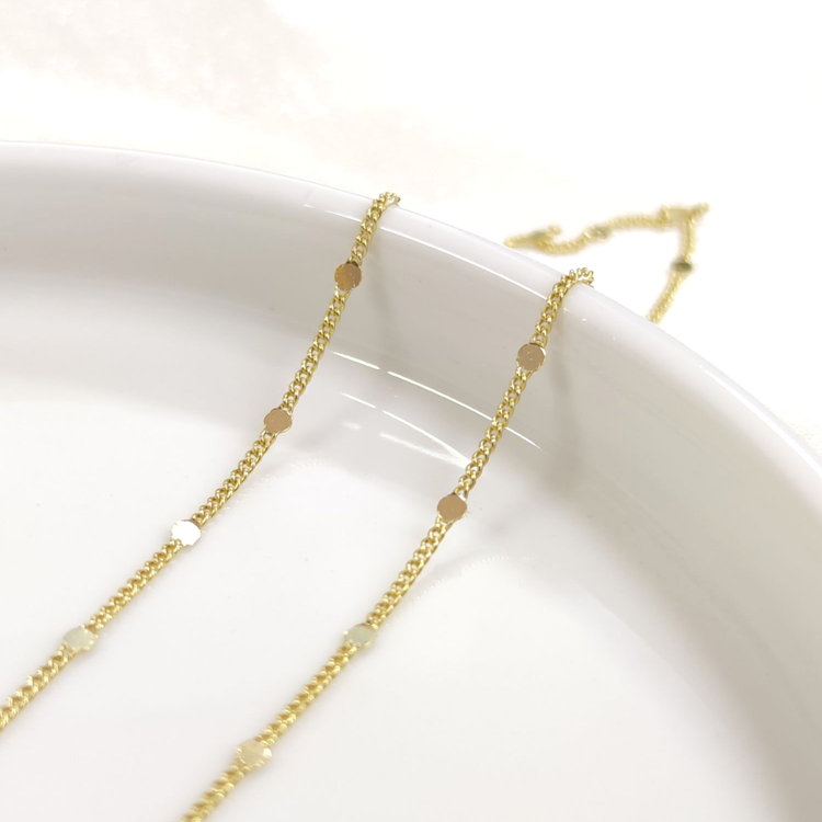XUPING AYNA DETAY İNCE GURMET ZİNCİR 55 CM KOLYE GOLD