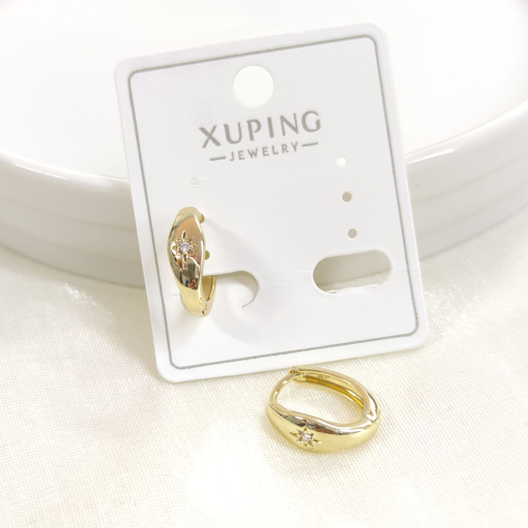 XUPING 12X8 MM KUTUP HALKA KÜPE GOLD
