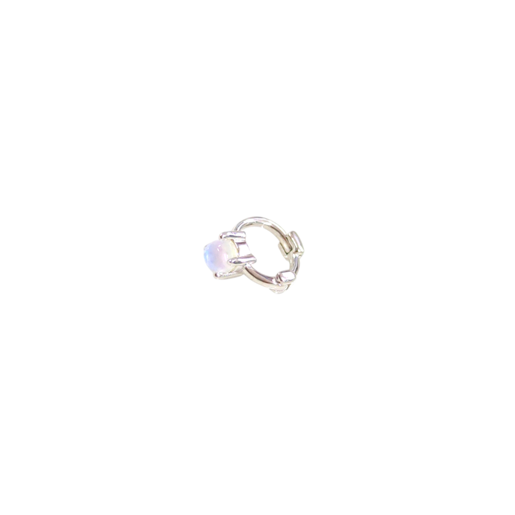 YANAR DÖNER HALKA GÜMÜŞ TRAGUS PIERCING