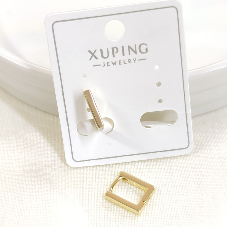 XUPING 9X6 MM ATAÇ HALKA KÜPE GOLD