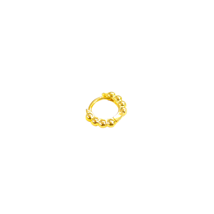 6 MM TOP TOP HALKA GÜMÜŞ TRAGUS PIERCING
