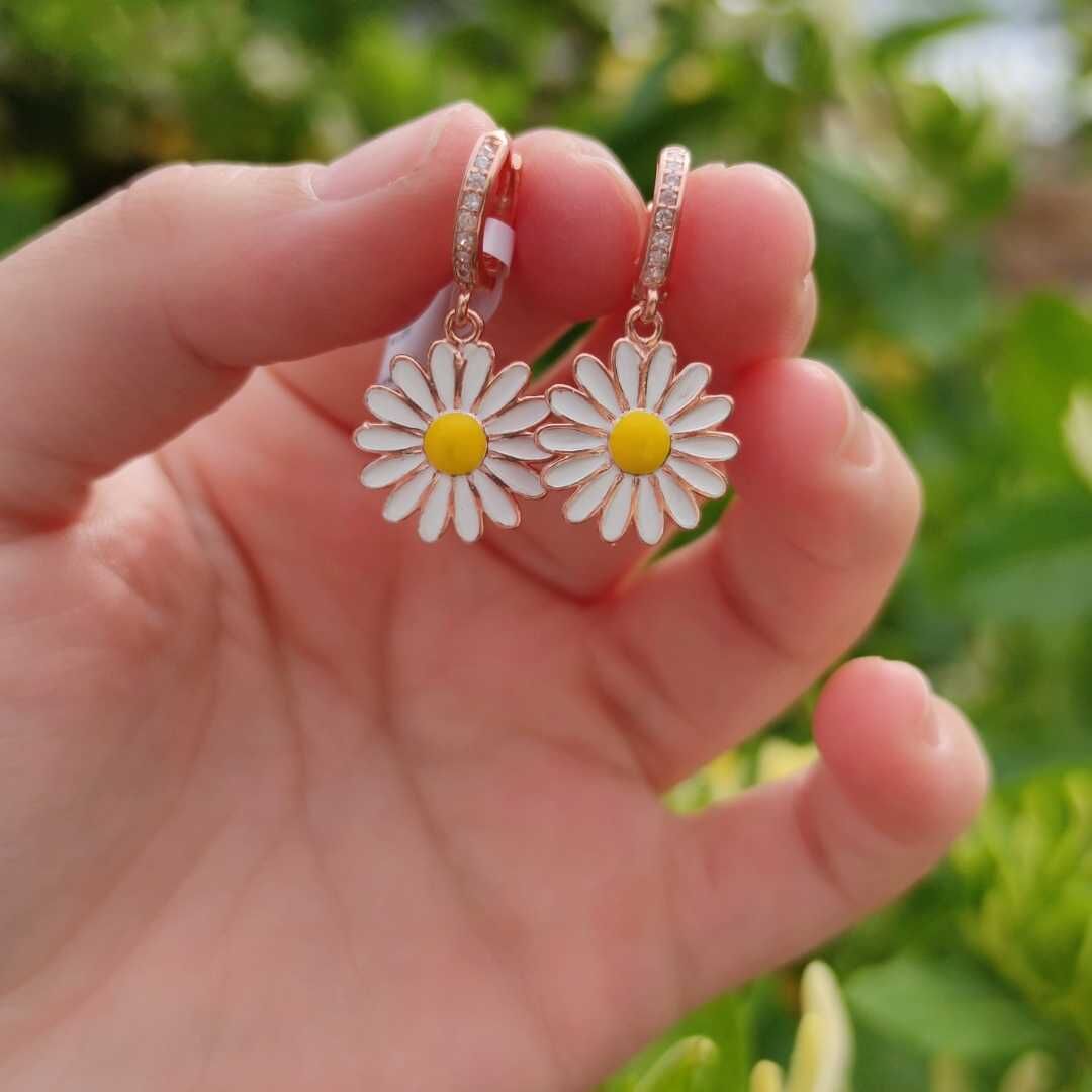 PAPATYA HALKA GÜMÜŞ KÜPE ROSE BAKIR - STD