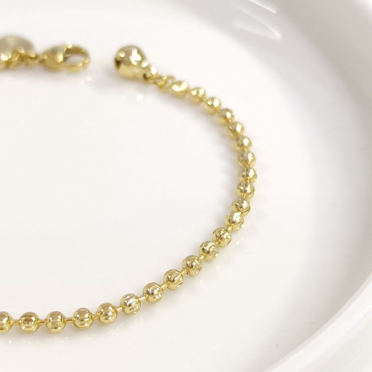 XUPING 3 MM İNCE LAZER TOP BİLEKLİK GOLD 20 CM