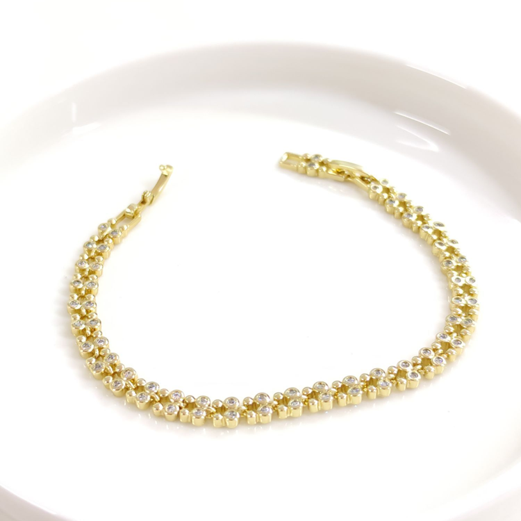 XUPING 5 MM ÇITIR BİLEKLİK GOLD 17+2 CM