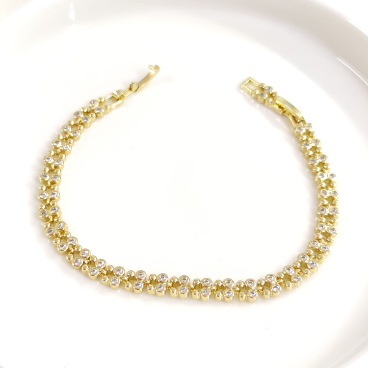 XUPING 5 MM ÇITIR BİLEKLİK GOLD 17+2 CM