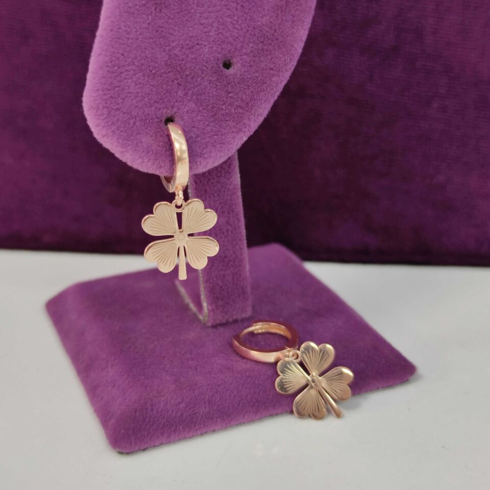 YONCA GÜMÜŞ KÜPE ROSE BAKIR - STD