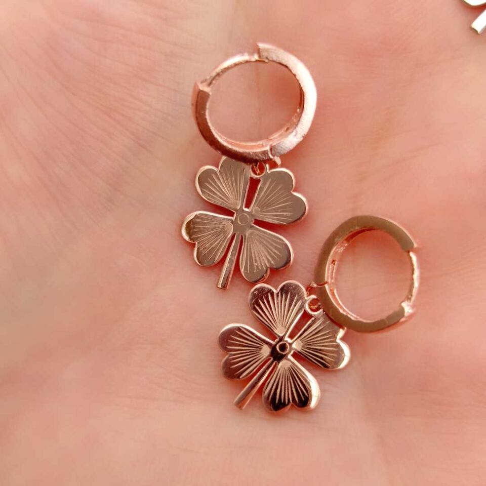 YONCA GÜMÜŞ KÜPE ROSE BAKIR - STD