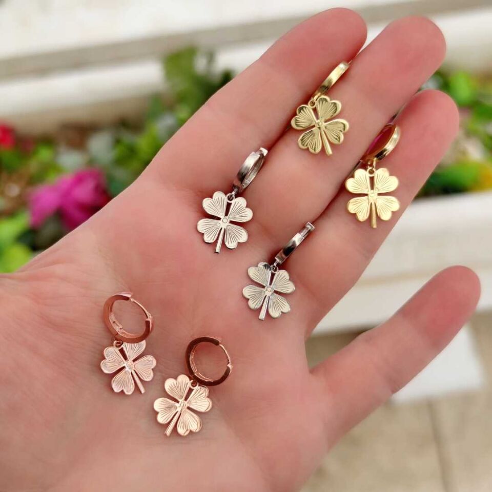 YONCA GÜMÜŞ KÜPE ROSE BAKIR - STD