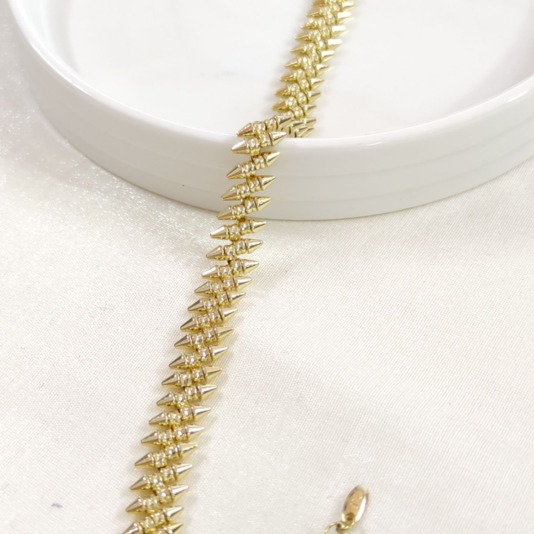 XUPING 10 MM OK BİLEKLİK GOLD 18+3 CM