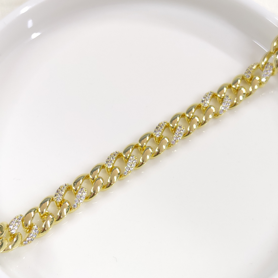 XUPING TAŞLI GURMET BİLEKLİK GOLD 20 CM
