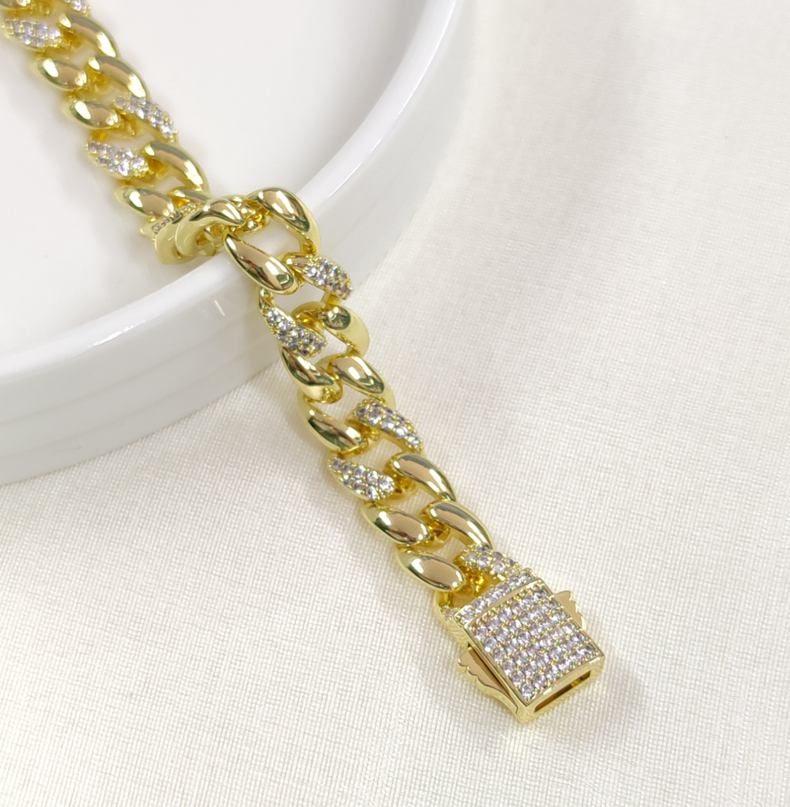XUPING TAŞLI GURMET BİLEKLİK GOLD 20 CM