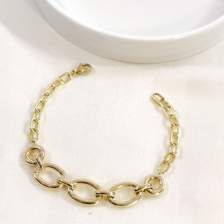 XUPING HALKALI BİLEKLİK GOLD 19 CM