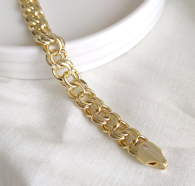 XUPING HALKALI ZİNCİR GOLD BİLEKLİK 19 CM