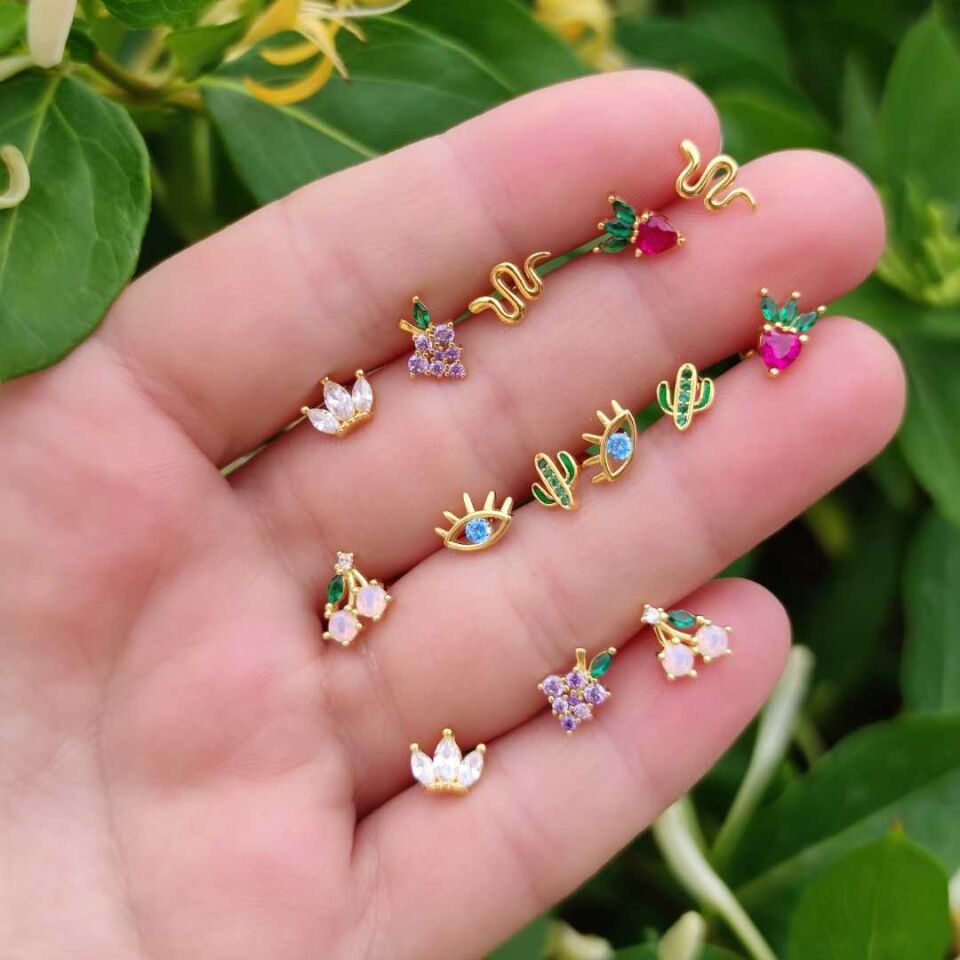 YILAN GÜMÜŞ TRAGUS   PIERCING