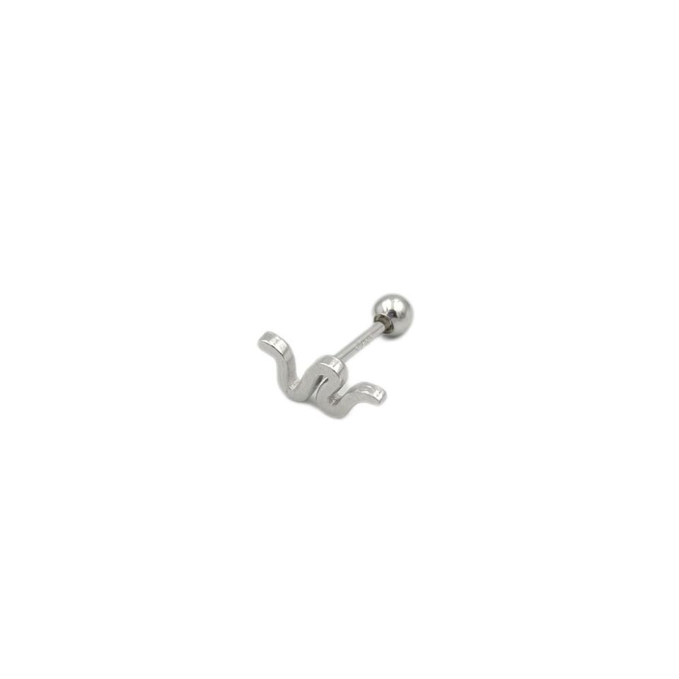 YILAN GÜMÜŞ TRAGUS   PIERCING
