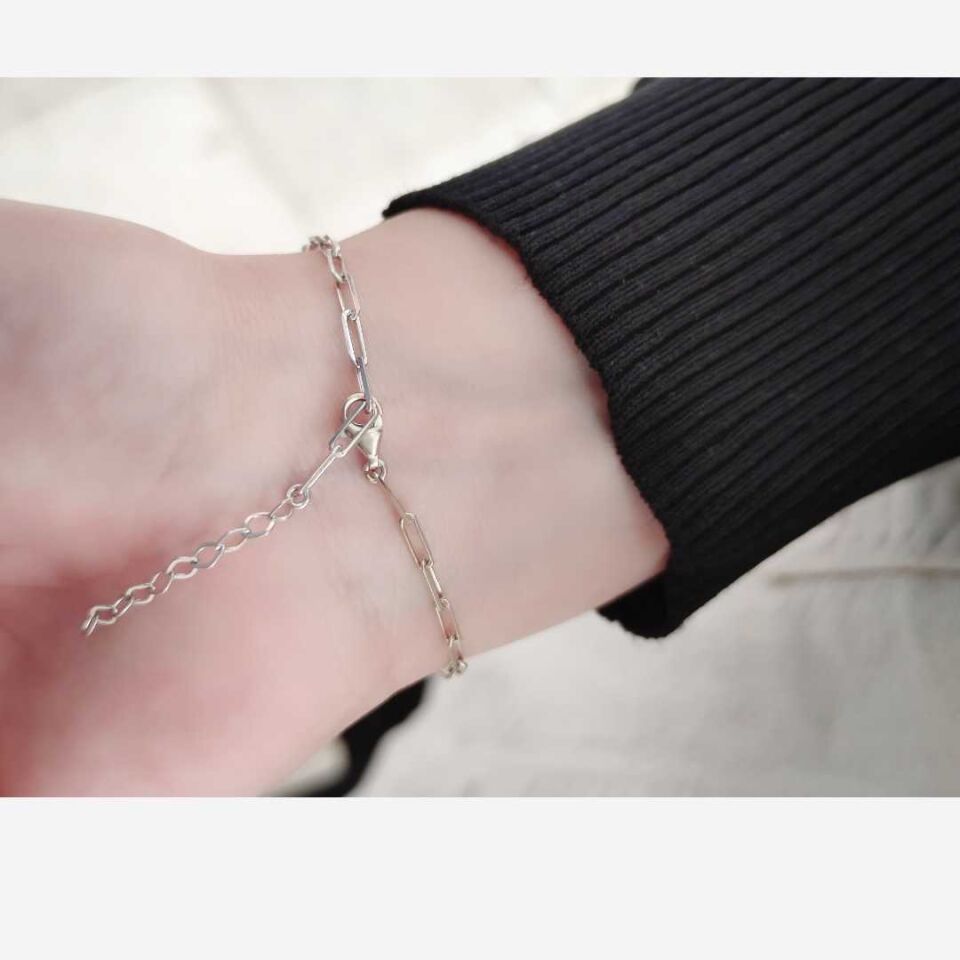 ATAÇ ZİNCİRLİ 3 LÜ SONSUZLUK GÜMÜŞ BİLEKLİK RODYUM BEYAZ - STD