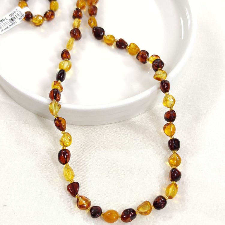 58 CM YETİŞKİN KEHRİBAR ORJİNAL DOĞAL TAŞ KOLYE