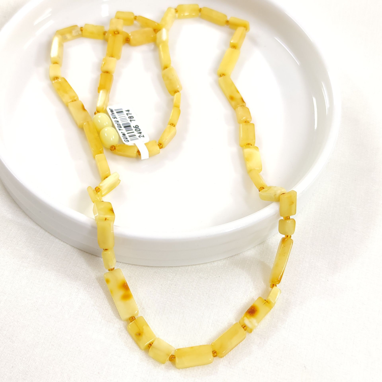 60 CM YETİŞKİN KEHRİBAR ORJİNAL DOĞAL TAŞ KOLYE