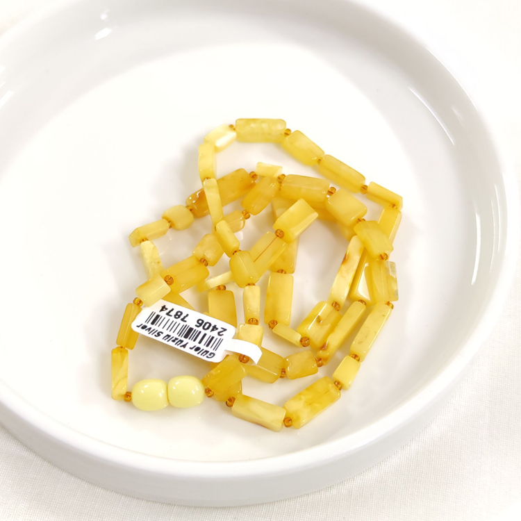 60 CM YETİŞKİN KEHRİBAR ORJİNAL DOĞAL TAŞ KOLYE