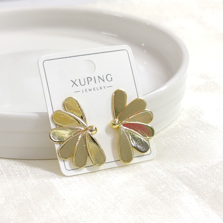 XUPING 30 MM PAPATYA ÇİVİ HALKA KÜPE GOLD