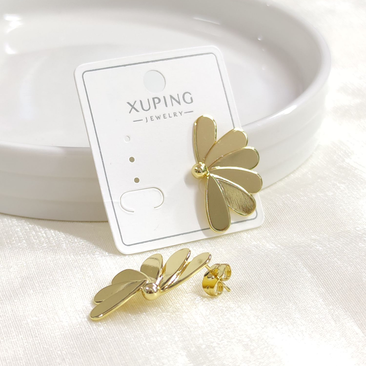 XUPING 30 MM PAPATYA ÇİVİ HALKA KÜPE GOLD