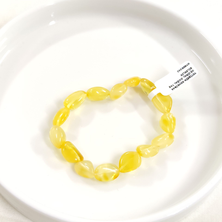 YETİŞKİN KEHRİBAR ORJİNAL DOĞAL TAŞ BİLEKLİK