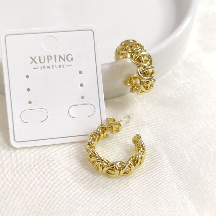 XUPING 17 MM ÇİVİ HALKA KÜPE GOLD