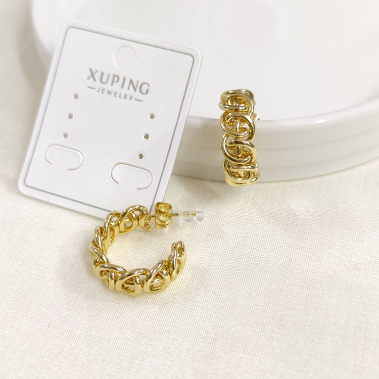 XUPING 17 MM ÇİVİ HALKA KÜPE GOLD