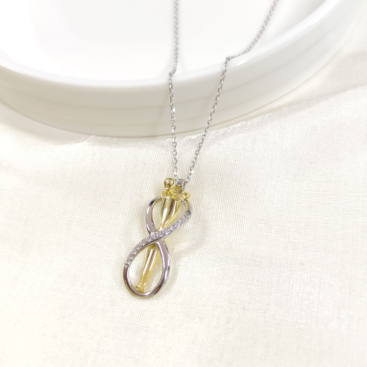 SARILAN SONSUZ GÜMÜŞ KOLYE