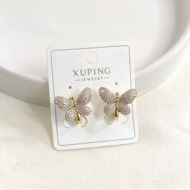 XUPING 13MM KELEBEK 7MM J HALKA KÜPE GOLD