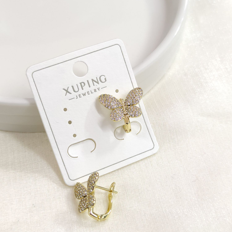 XUPING 13MM KELEBEK 7MM J HALKA KÜPE GOLD