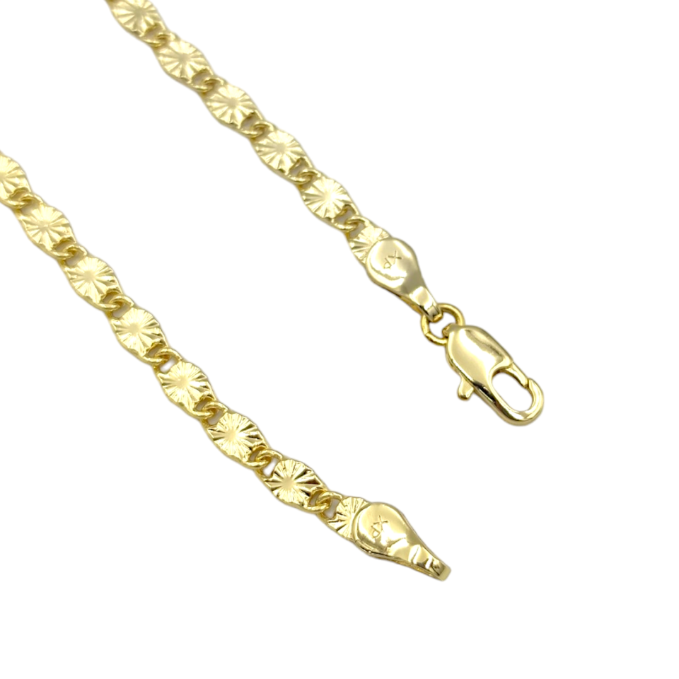 XUPING 45 CM DESENLİ PUL ZİNCİR KOLYE GOLD