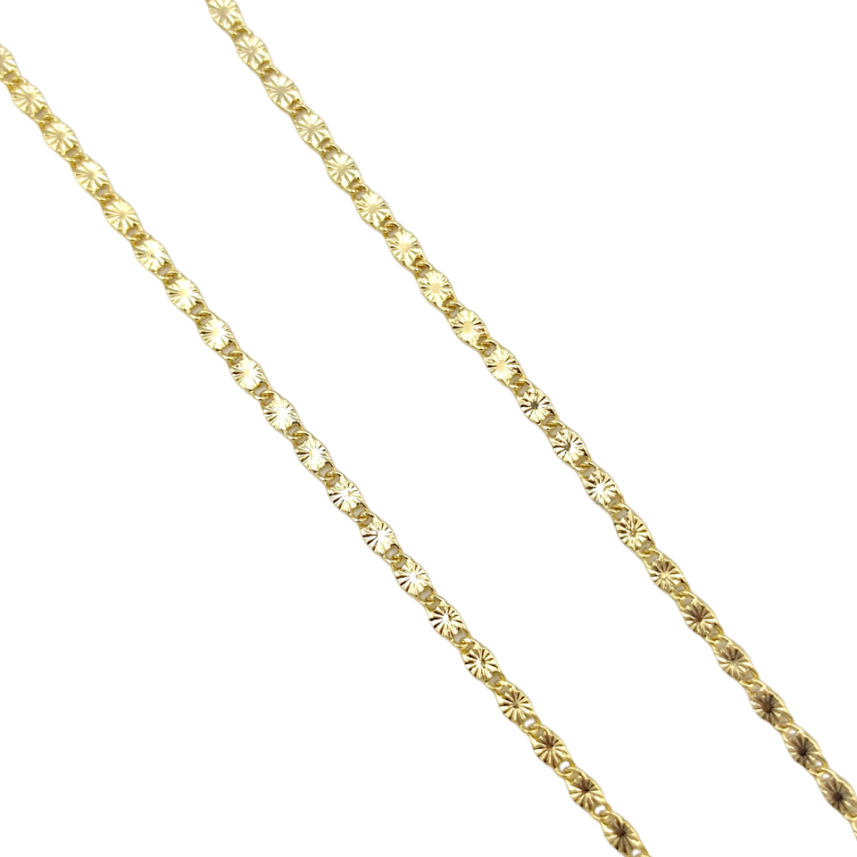 XUPING 45 CM DESENLİ PUL ZİNCİR KOLYE GOLD