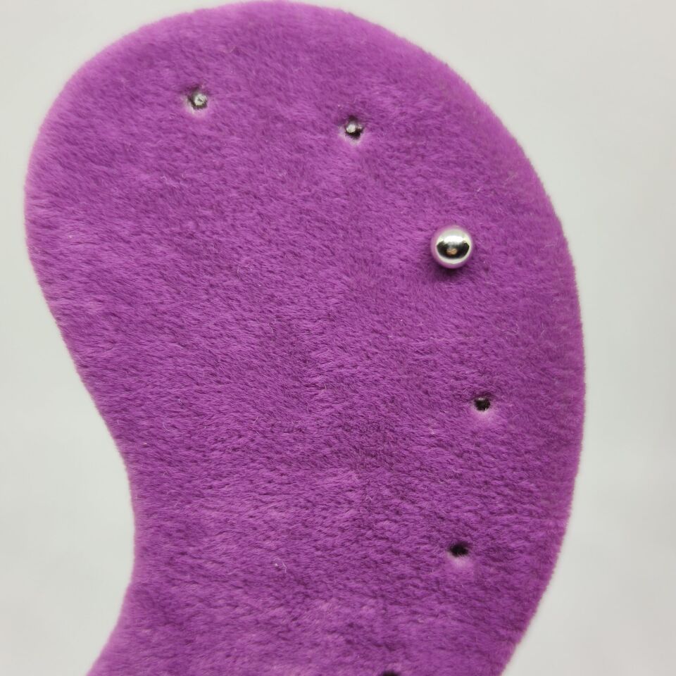 İTHAL 3 MM TOP GÜMÜŞ TRAGUS PIERCING