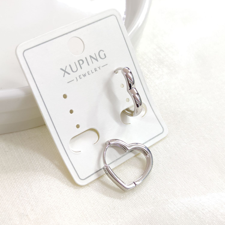 XUPING 14 MM KALP HALKA KÜPE BEYAZ