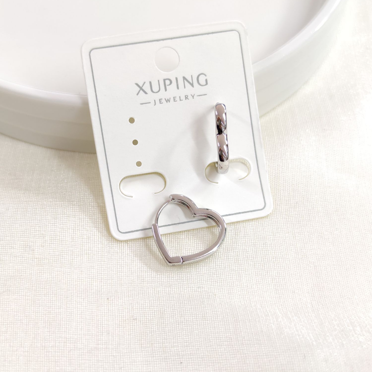 XUPING 14 MM KALP HALKA KÜPE BEYAZ