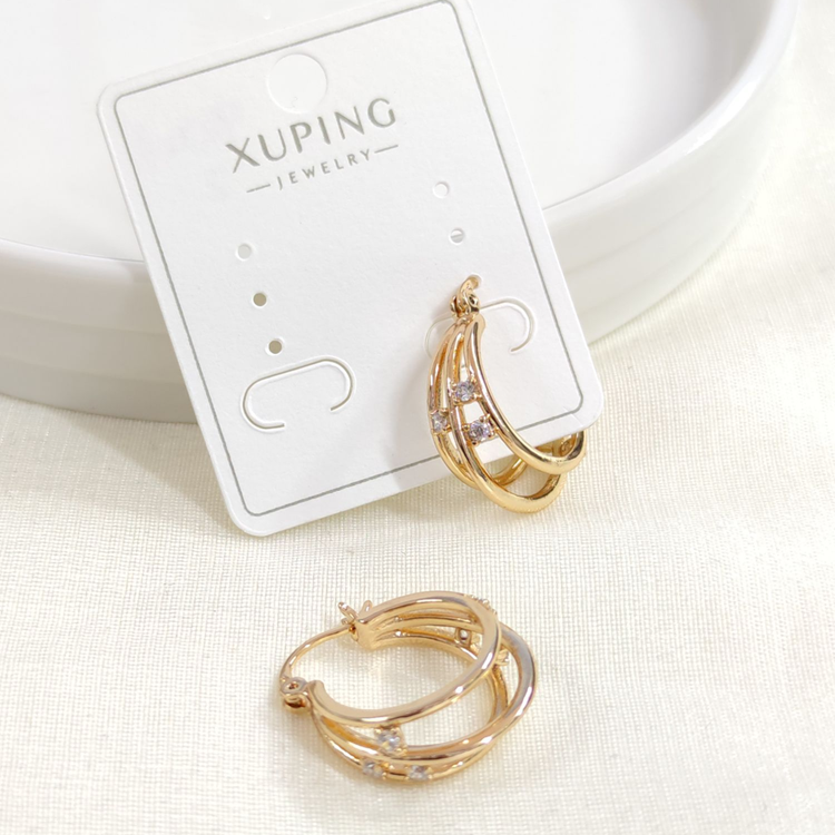 XUPING 15 MM HALKA KÜPE ROSE