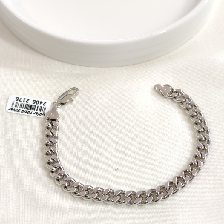 XUPING 6 MM ÇİFT TARAFLI GURMET BİLEKLİK BEYAZ 19 CM
