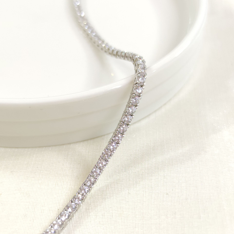 İTHAL 3 MM SU YOLU GÜMÜŞ BİLEKLİK 20 CM