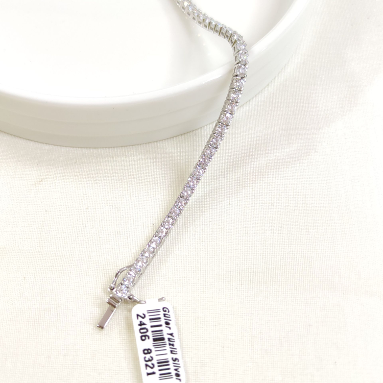 İTHAL 3 MM SU YOLU GÜMÜŞ BİLEKLİK 19 CM