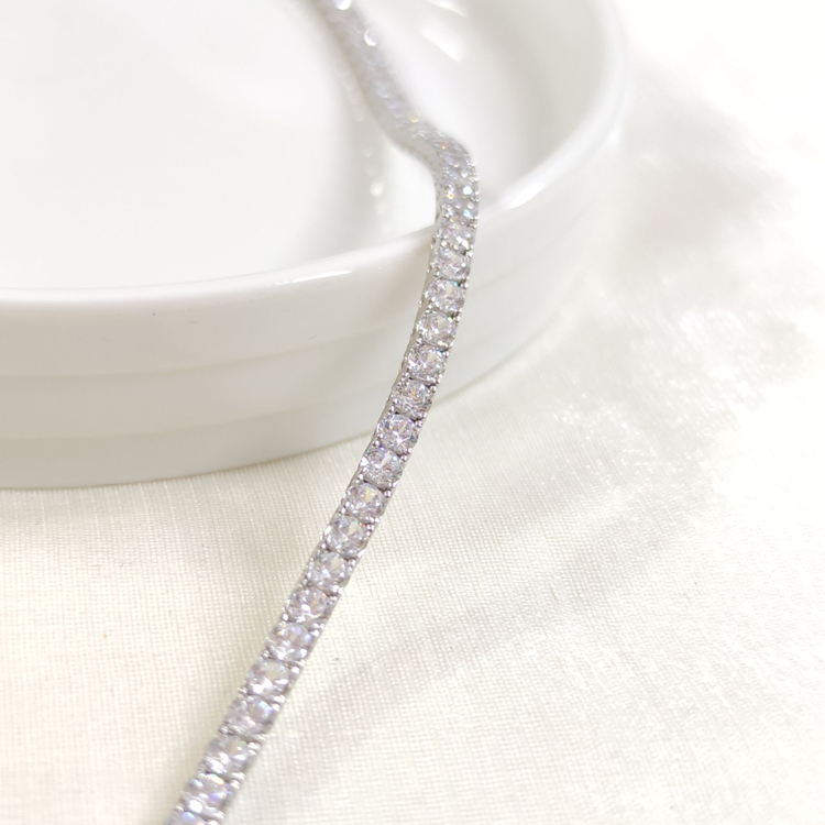 İTHAL 3,5 MM SU YOLU GÜMÜŞ BİLEKLİK 20 CM