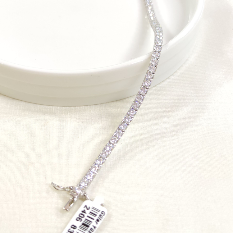 İTHAL 3,5 MM SU YOLU GÜMÜŞ BİLEKLİK 20 CM