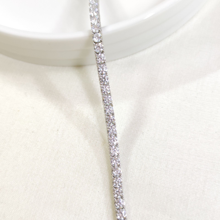 İTHAL 3,5 MM SU YOLU GÜMÜŞ BİLEKLİK 20 CM