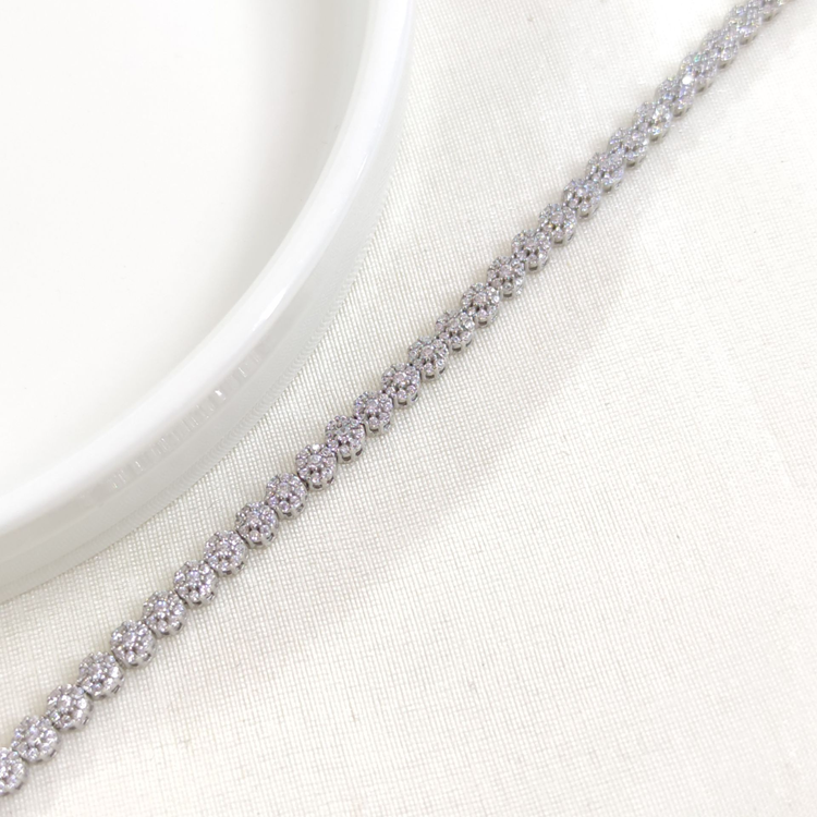 İTHAL 4 MM YUVARLAK SU YOLU GÜMÜŞ BİLEKLİK 18 CM