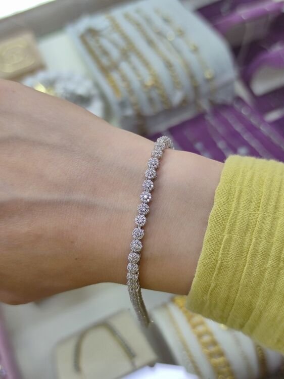 İTHAL 4 MM YUVARLAK SU YOLU GÜMÜŞ BİLEKLİK 18 CM