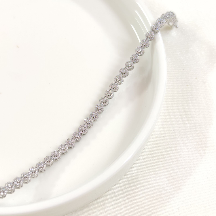 İTHAL 4 MM YUVARLAK SU YOLU GÜMÜŞ BİLEKLİK 18 CM