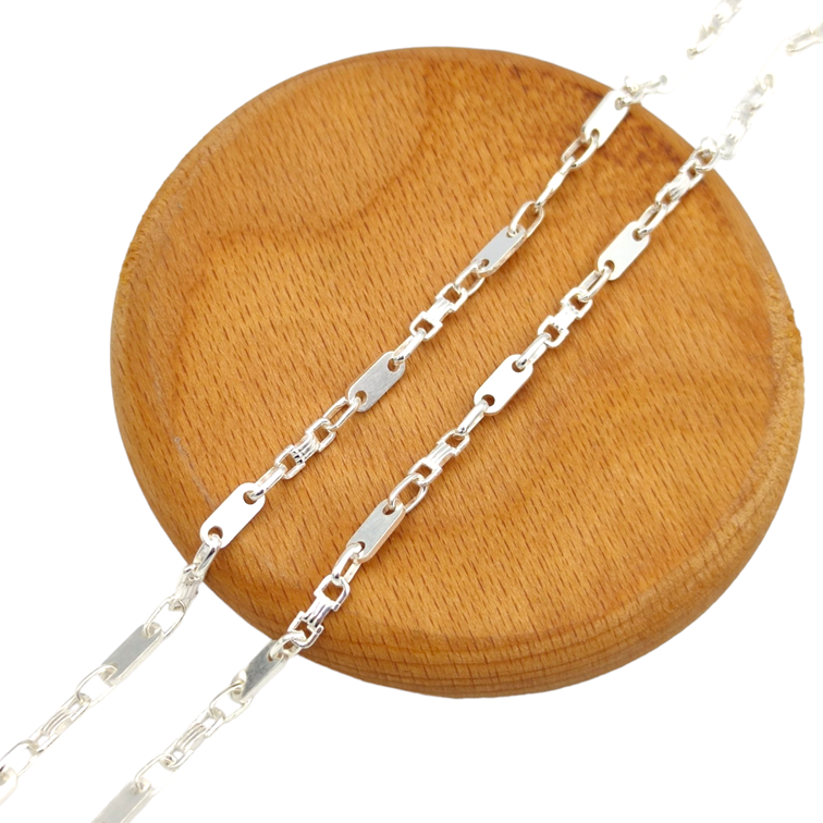 4 mm VALTER ZİNCİR GÜMÜŞ ERKEK ZİNCİR KOLYE 55 CM