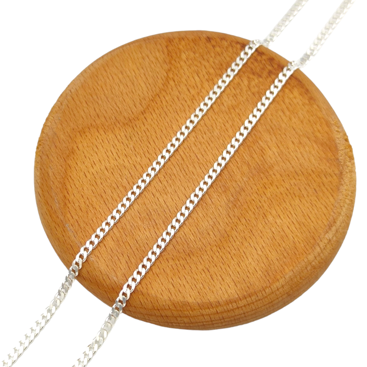 3 MM GURMET ERKEK GÜMÜŞ ZİNCİR 65 CM