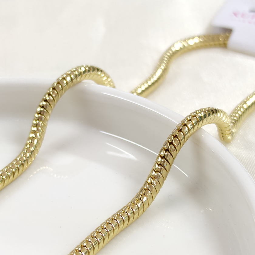 XUPING 5 MM 60 CM BORU ZİNCİR KOLYE GOLD