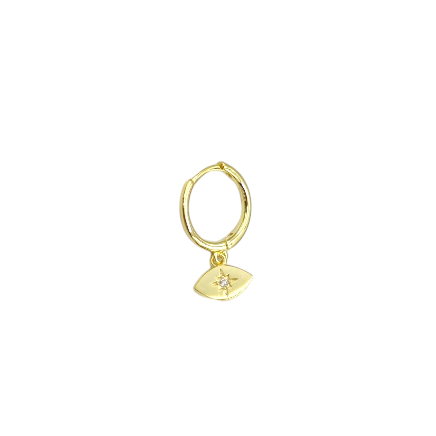 SALLANTILI KUTUP GÖZ HALKA GÜMÜŞ TRAGUS PIERCING